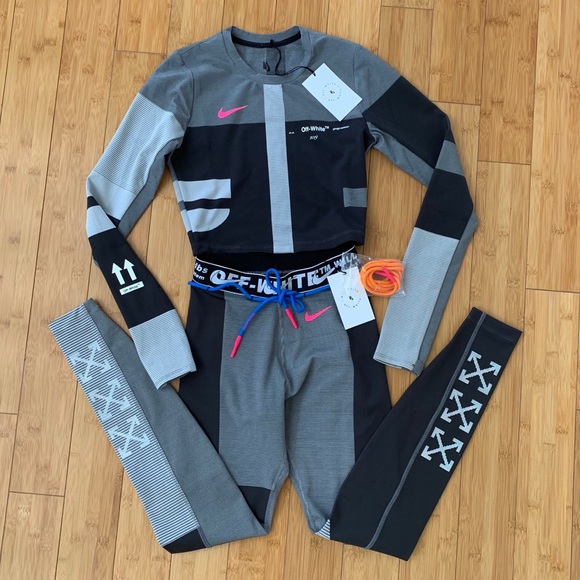 Off-White Pants - NEW❣️ Nike x Off-White Set Top & Leggings - XS